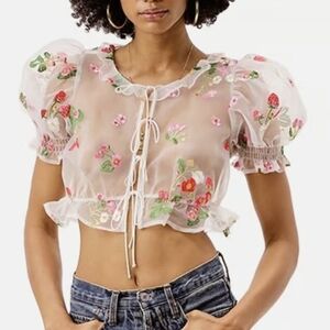 NWT For Love & Lemons Jaclyn Top